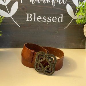 WOMENS OLGA SANTINI GENUINE LEATHER BELT